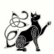 Symbol Monat Januar: Katze